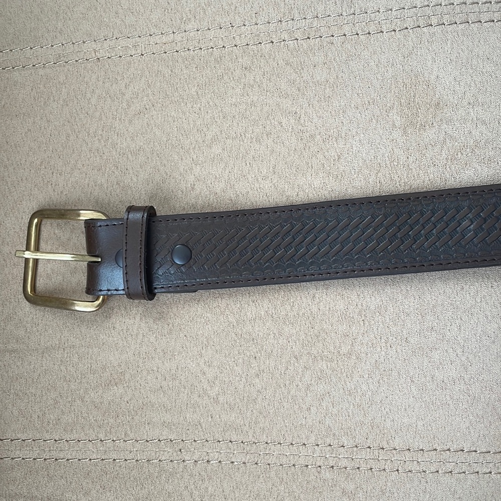 Nocona - Money Belt, Dark Brown, leather, size 40